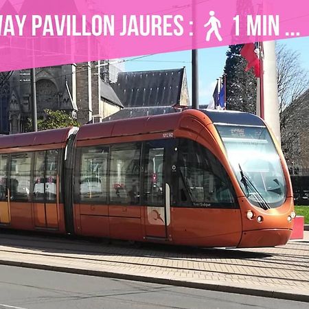 Tramway 12 Jaures Cosy Proche Gare Leilighet Le Mans Eksteriør bilde