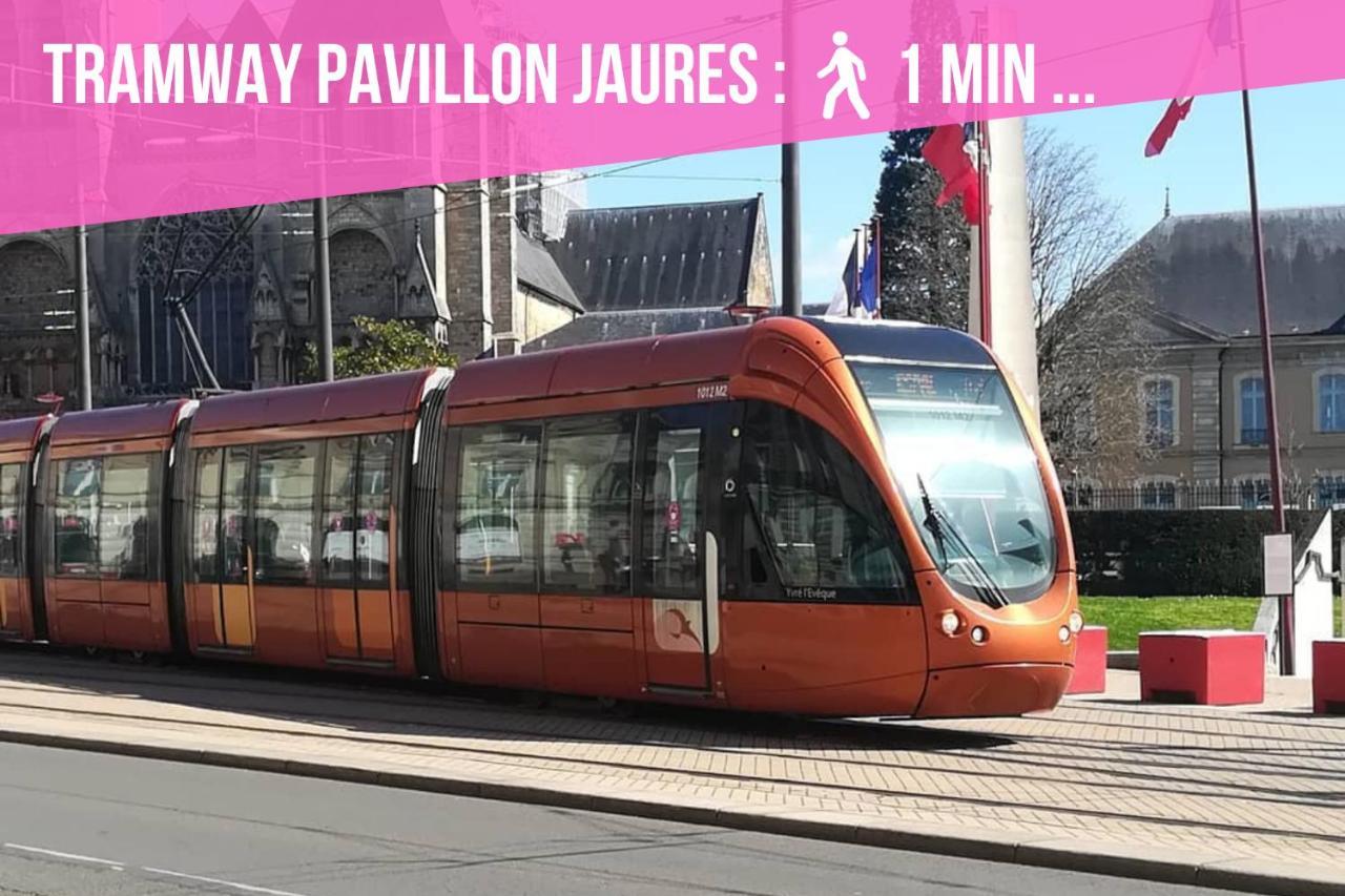 Tramway 12 Jaures Cosy Proche Gare Leilighet Le Mans Eksteriør bilde